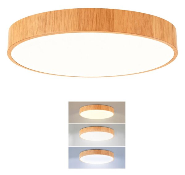 Brilagi - LED stropné svietidlo POOL LED/48W/230V 3000/4000/6000K, priemer 40 cm, s dekórom dreva