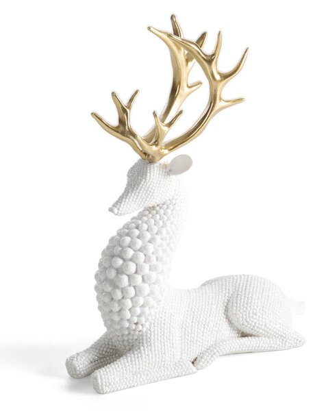VIANOČNÁ FIGÚRKA DEER 22 CM VIACFAREBNÁ
