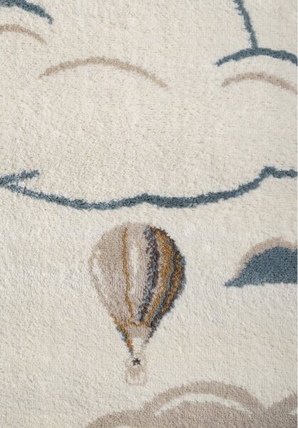 Krémový detský koberec 120x170 cm Hot Air Balloon – Hanse Home