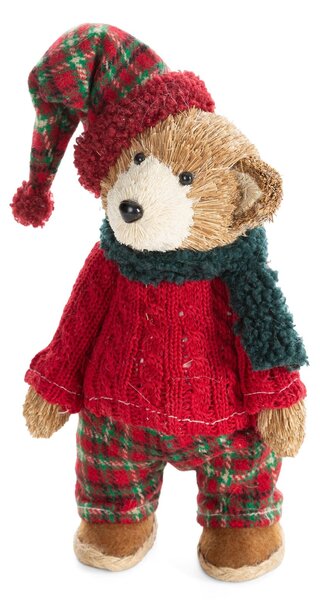 VIANOČNÁ FIGÚRKA SMALL BEAR2 SADA 2KS 20 CM VIACFAREBNÁ