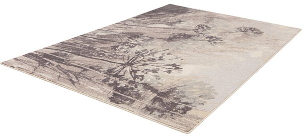 Krémovo-sivý vlnený koberec 133x180 cm Lissey – Agnella