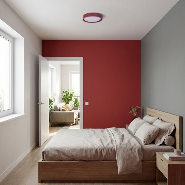 Brilagi - LED stropné svietidlo MATTEO LED/24W/230V priemer 31 cm červené