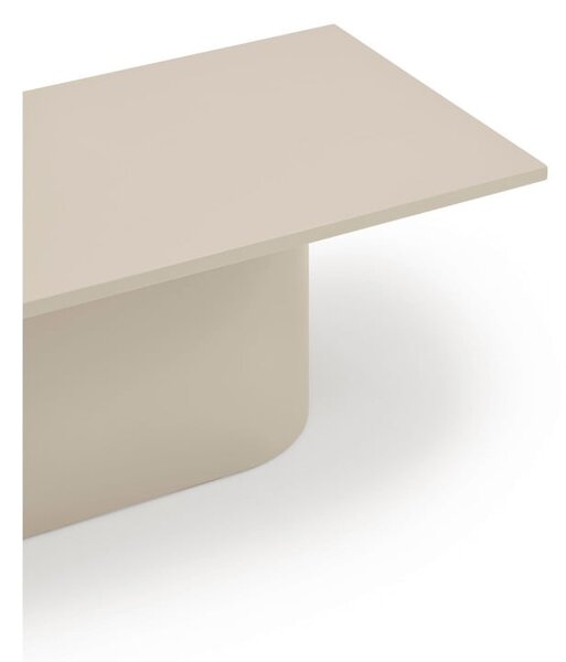 Krémovobiely konferenčný stolík 50x111 cm Totem – Teulat
