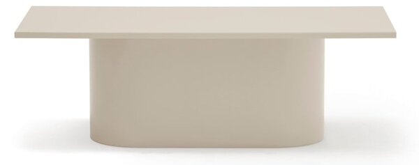 Krémovobiely konferenčný stolík 50x111 cm Totem – Teulat