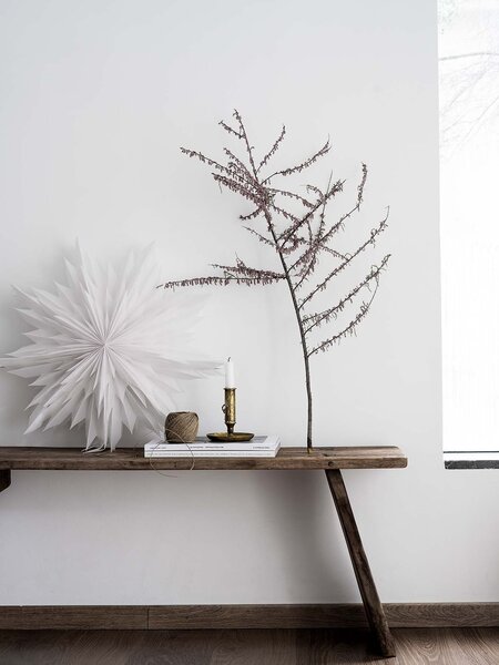 Závesná svietiaca hviezda Oslo White 60 cm