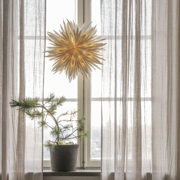 Závesná svietiaca hviezda Maja White 50 cm