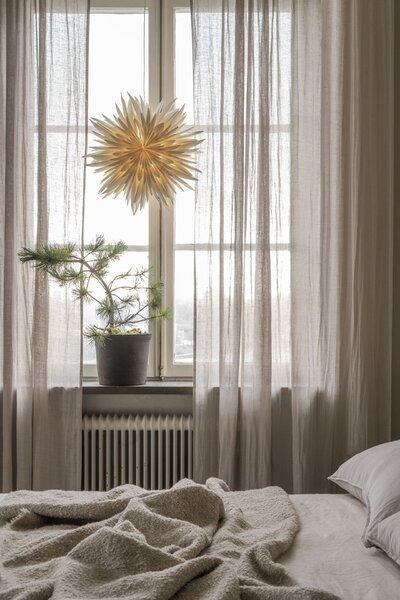 Závesná svietiaca hviezda Maja White 50 cm