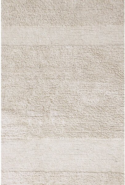 Krémový prateľný ručne tkaný bavlnený koberec 200x300 cm Bloom Natural – Lorena Canals