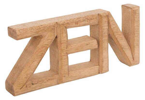Dekoračná soška Zen, 10x23x3 cm, béžová