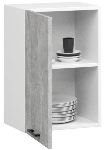 Kuchynská skrinka OLIVIA W50 H580 - biela/beton