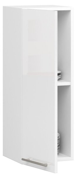 Kuchynská skrinka OLIVIA W30 H720 - biela/biely lesk