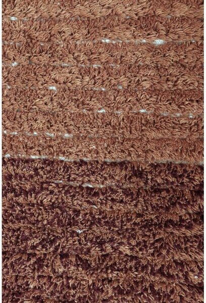 Bavlnený koberec v tehlovej farbe 80x140 cm Twin Toffee – Lorena Canals