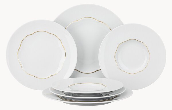 Porcelánová súprava riadu Sonetto, 2 osoby, 6 ks