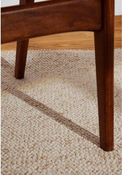 Krémovobiely prateľný koberec 80x150 cm Rocco Cream – Elle Decoration