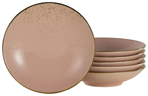 SADA HLBOKÝCH TANIEROV kamenina keramika 22 cm Creatable - Jedálenské sety, Online Only