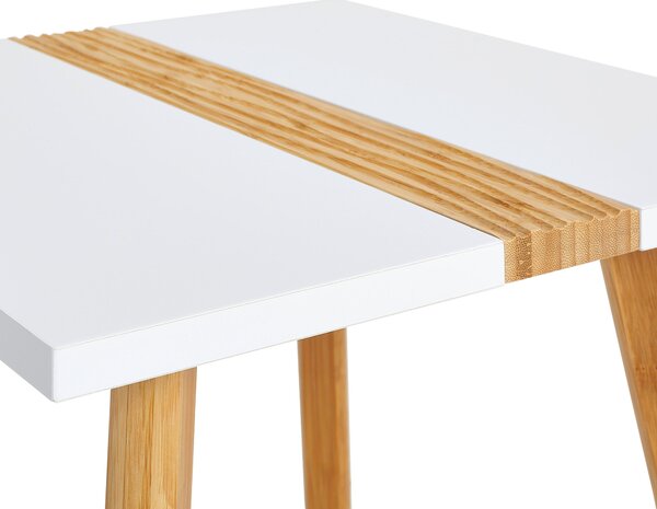 SADA ZASÚVACÍCH STOLÍKOV, prírodná farba, biela, drevo, 60/40/60/40/45/40 cm PBJ - Online Only obývacie izby, Online Only