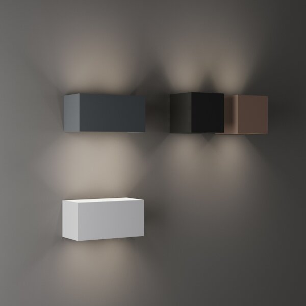 Ideal Lux - LED Vonkajšie nástenné svietidlo ATOM LED/12W/230V IP54 antracit