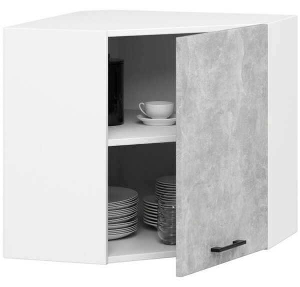 Kuchynská skrinka OLIVIA W60/60N H580 - biela/beton