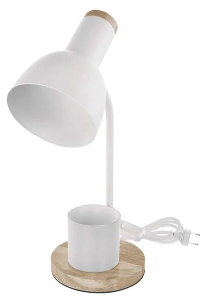 Stolná lampa POPPY 1xE27/25W/230V biela