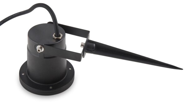 LED RGBW Stmievateľná vonkajšia lampa BLAKE 1xGU10/4,8W/230V IP65 + diaľkové ovládanie