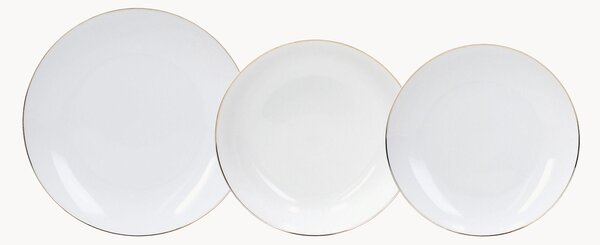 Porcelánová súprava riadu Metropolis, 6 osôb, 18 ks