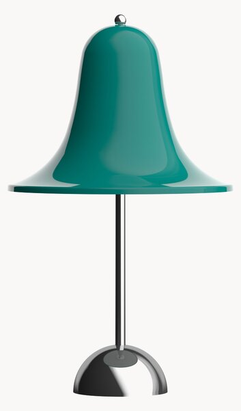 Malá prenosná stmievateľná stolová LED lampa Pantop, dizajn Verner Panton