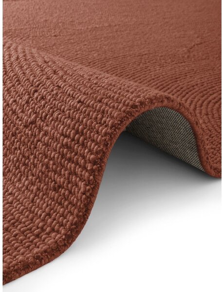 Ručne tkaný vlnený behúň v tehlovej farbe 80x200 cm Calmio – Hanse Home