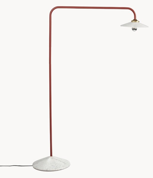 Ručne vyrobená oblúková lampa's mramorovým podstavcom Moou