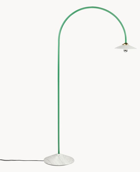 Ručne vyrobená oblúková lampa's mramorovým podstavcom Moou