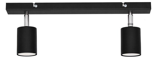 LED Bodové svietidlo TUNE 2xGU10/4,8W/230V čierna