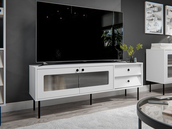 Mirjan24 TV stolík Aurezi 150, Farby: biela 5903211384929