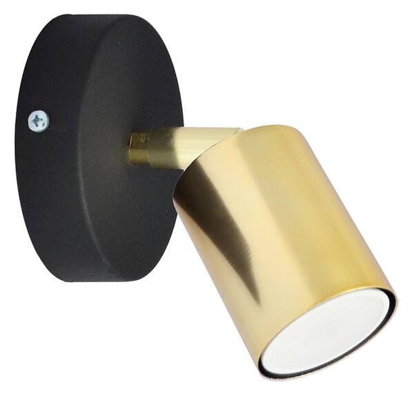 LED Nástenné bodové svietidlo TUNE 1xGU10/4,8W/230V zlatá/čierna