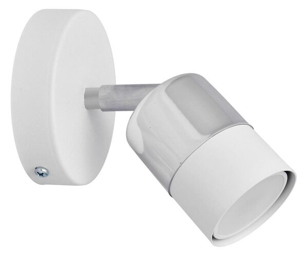 LED Nástenné bodové svietidlo TUBSSON 1xGU10/4,8W/230V biela/lesklý chróm