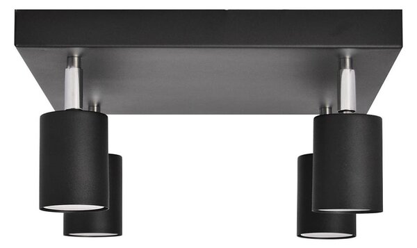 LED Bodové svietidlo TUNE 4xGU10/4,8W/230V čierna
