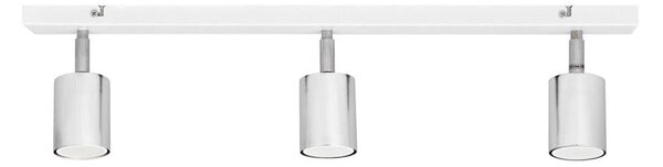 LED Bodové svietidlo TUNE 3xGU10/4,8W/230V matný chróm/biela