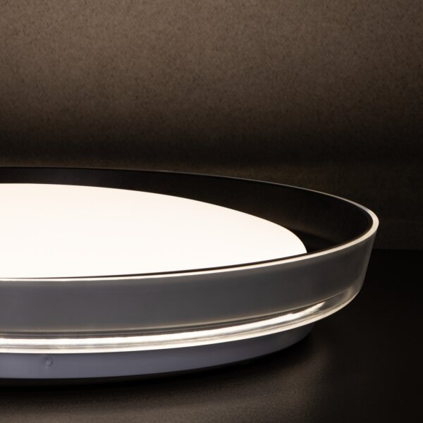 Kanlux 37319 - LED Stropné svietidlo NIFU LED/17,8W/230V pr. 43 cm biela/čierna