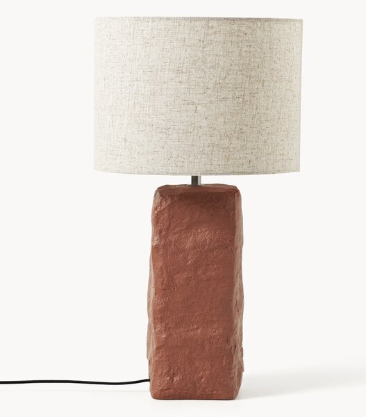 Veľká stolová lampa's betónovým podstavcom Kiri