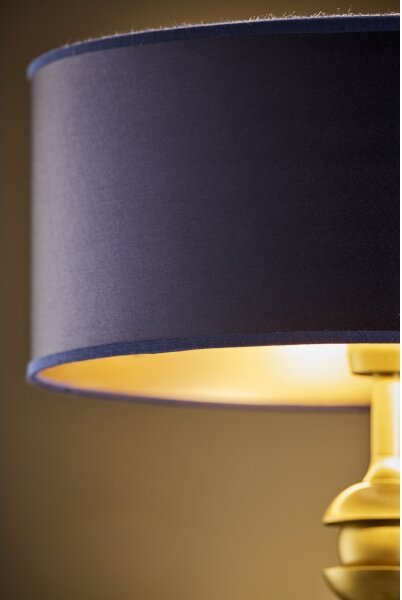 Jupiter 2116 - Stolná lampa KASZMIR 1xE27/15W/230V modrá/zlatá