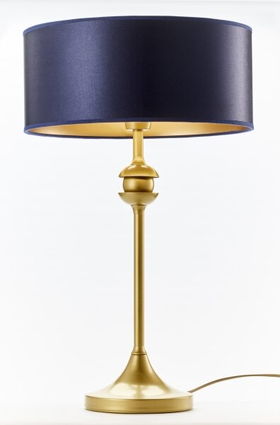 Jupiter 2116 - Stolná lampa KASZMIR 1xE27/15W/230V modrá/zlatá