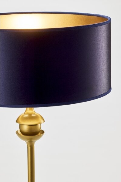 Jupiter 2116 - Stolná lampa KASZMIR 1xE27/15W/230V modrá/zlatá