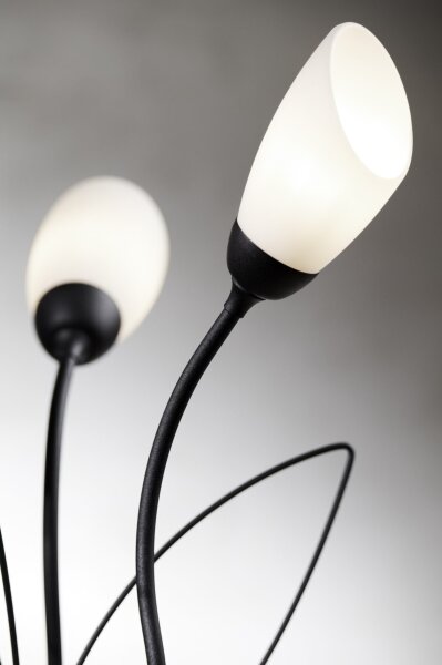 Jupiter 2065 - Stolová lampa GLORIOSA 3xG9/14W/230V čierna