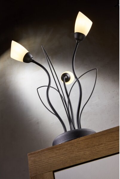 Jupiter 2065 - Stolová lampa GLORIOSA 3xG9/14W/230V čierna