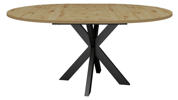 JEDÁLENSKÝ STÔL, čierna, dub artisan, 130/130/75 cm MID.YOU - Stoly, Online Only