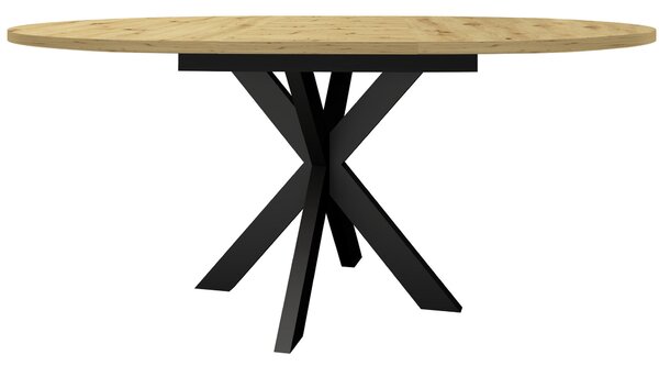 JEDÁLENSKÝ STÔL, čierna, dub artisan, 130/130/75 cm MID.YOU - Stoly, Online Only