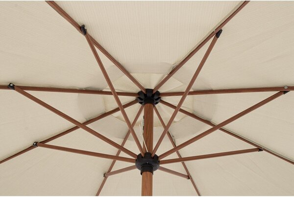 Béžový slnečník ø 300 cm Palinuro – Bizzotto