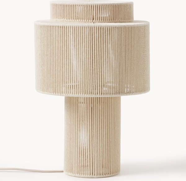 Stolová lampa z ľanových vlákien Lace