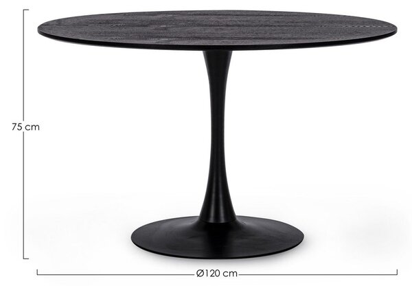 Kovový okrúhly jedálenský stôl ø 120 cm Bloom – Yes Everyday