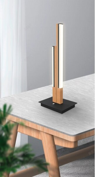 Wofi 8031-206 - LED stolná lampa PALERMO LED/10,5W/230V kaučukovník