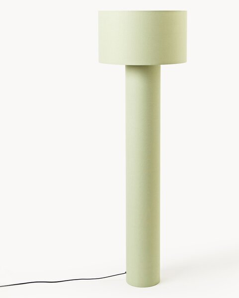 Ľanová stojacia lampa Ron