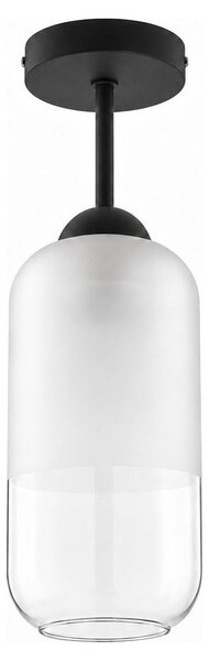 BRILAGI - LED Prisadený luster RETRO GLASS 1xE27/60W/230V pr. 14 cm čierna/biela